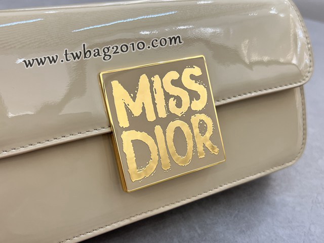 Dior专柜新款迪奥顶级原单黑色牛皮Miss Dior翻盖手袋肩背包 djfk1033